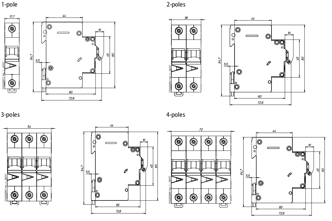 DC Miniature Circuit Breaker 01