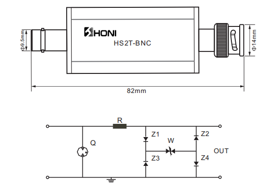 HS2T-BNC Data and Signal Surge Protection 001